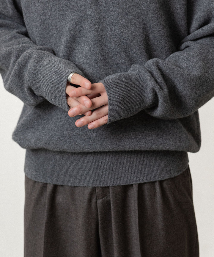 ssstein(シュタイン)のEXTRA FINE WOOL KNIT SKIPPER - GREY公式通販サイトsession福岡セレクトショップ