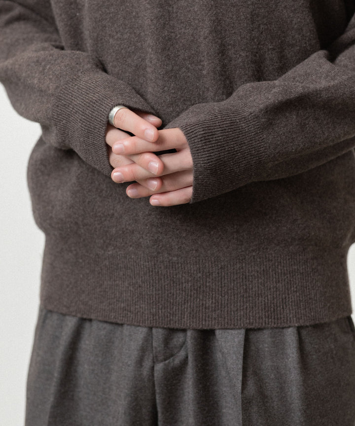 ssstein(シュタイン)のEXTRA FINE WOOL KNIT CREW NECK LS - MOCHAの公式通販サイトsession福岡セレクトショップ