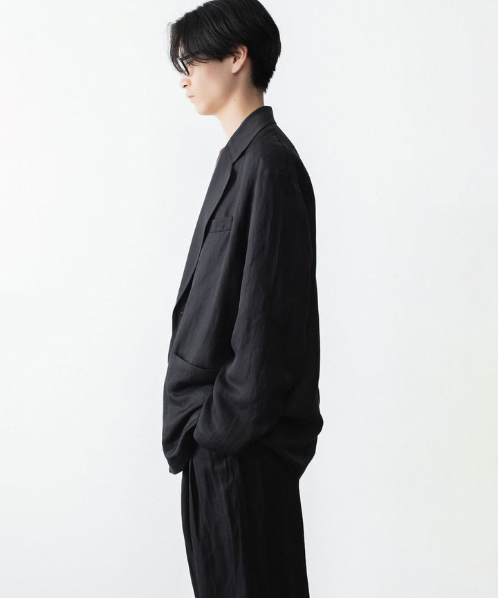ssstein(シュタイン)のVIS/LI BRIGHT TWILL SINGLE BREASTED JACKET - DARK CHARCOALの公式通販サイトsession福岡セレクトショップ