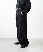 画像をギャラリービューアに読み込む, ssstein(シュタイン)のVIS/LI/RA TWILL CARGO TROUSERS - BLACKの公式通販サイトsession福岡セレクトショップ
