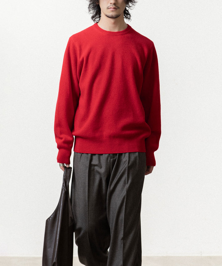 ssstein(シュタイン)のEXTRA FINE WOOL KNIT CREW NECK LS - REDの公式通販サイトsession福岡セレクトショップ