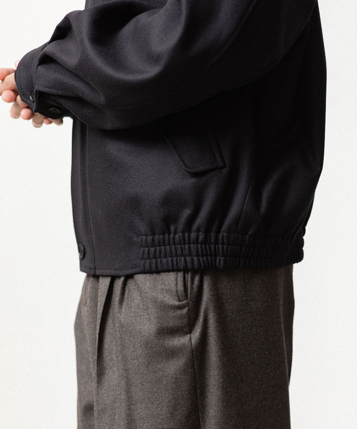 ssstein(シュタイン)のWOOL MELTON HARRINGTON JACKET - DARK CHARCOALの公式通販サイトsession福岡セレクトショップ