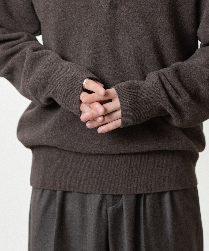 ssstein(シュタイン)のEXTRA FINE WOOL KNIT SKIPPER - MOCHAの公式通販サイトsession福岡セレクトショップ
