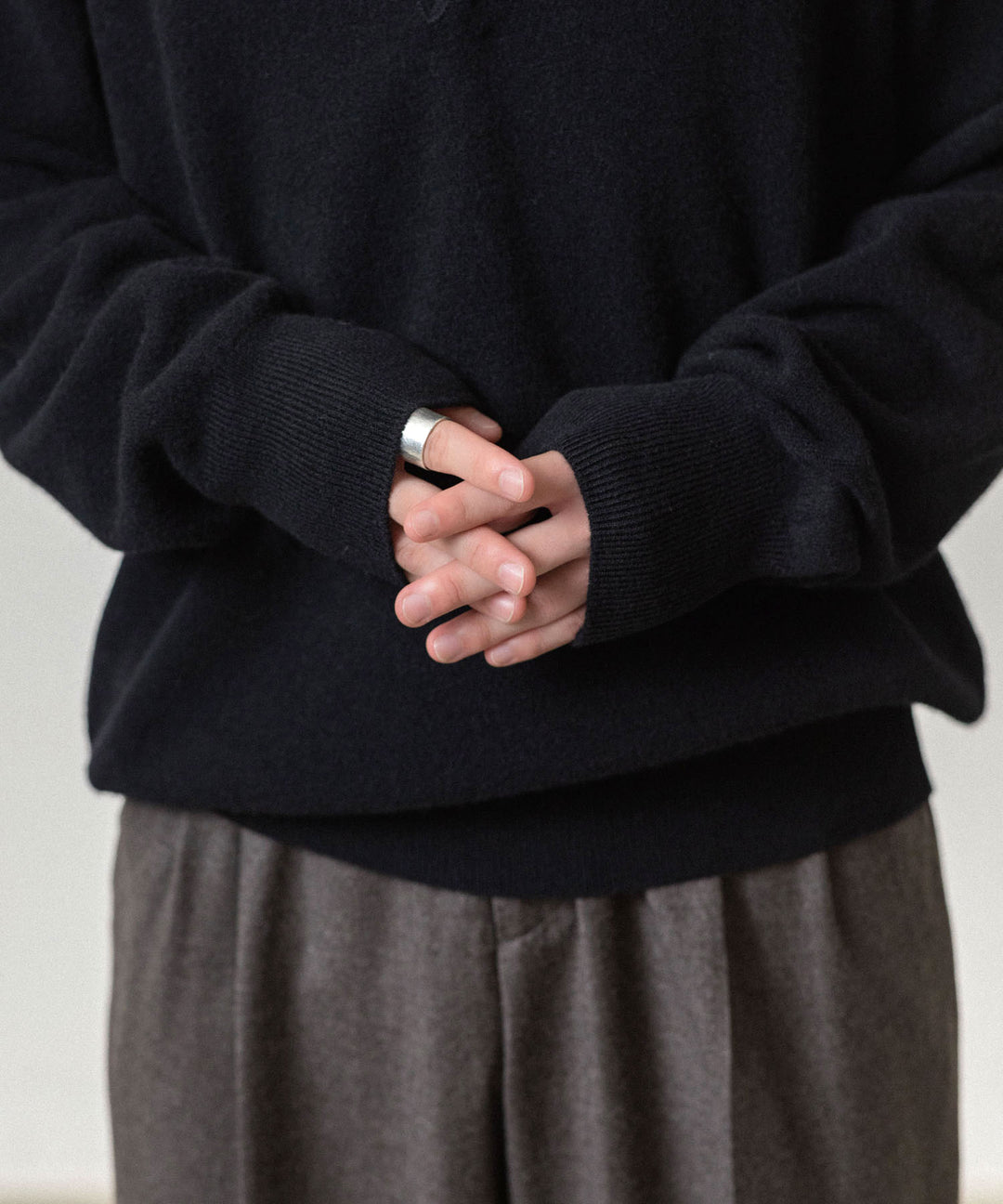 ssstein(シュタイン)のEXTRA FINE WOOL KNIT SKIPPER - BLACKの公式通販サイトsession福岡セレクトショップ