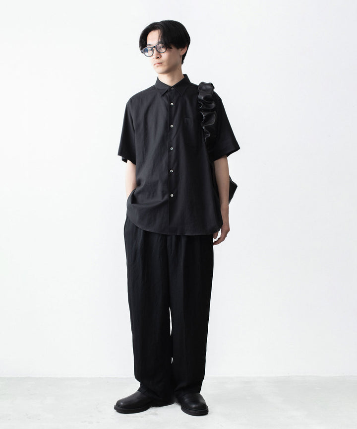 ssstein(シュタイン)のCOTTON SILK OVERSIZED SS SHIRT - BLACKの公式通販サイトsession福岡セレクトショップ