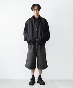 ssstein / シュタイン】BAGGY DENIM SHORTS - BLACK | 公式通販サイト