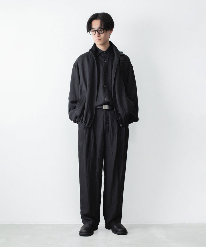 ssstein(シュタイン)のVIS/LI BRIGHT TWILL OVERSIZED LS SHIRT - DARK CHARCOALの公式通販サイトsession福岡セレクトショップ