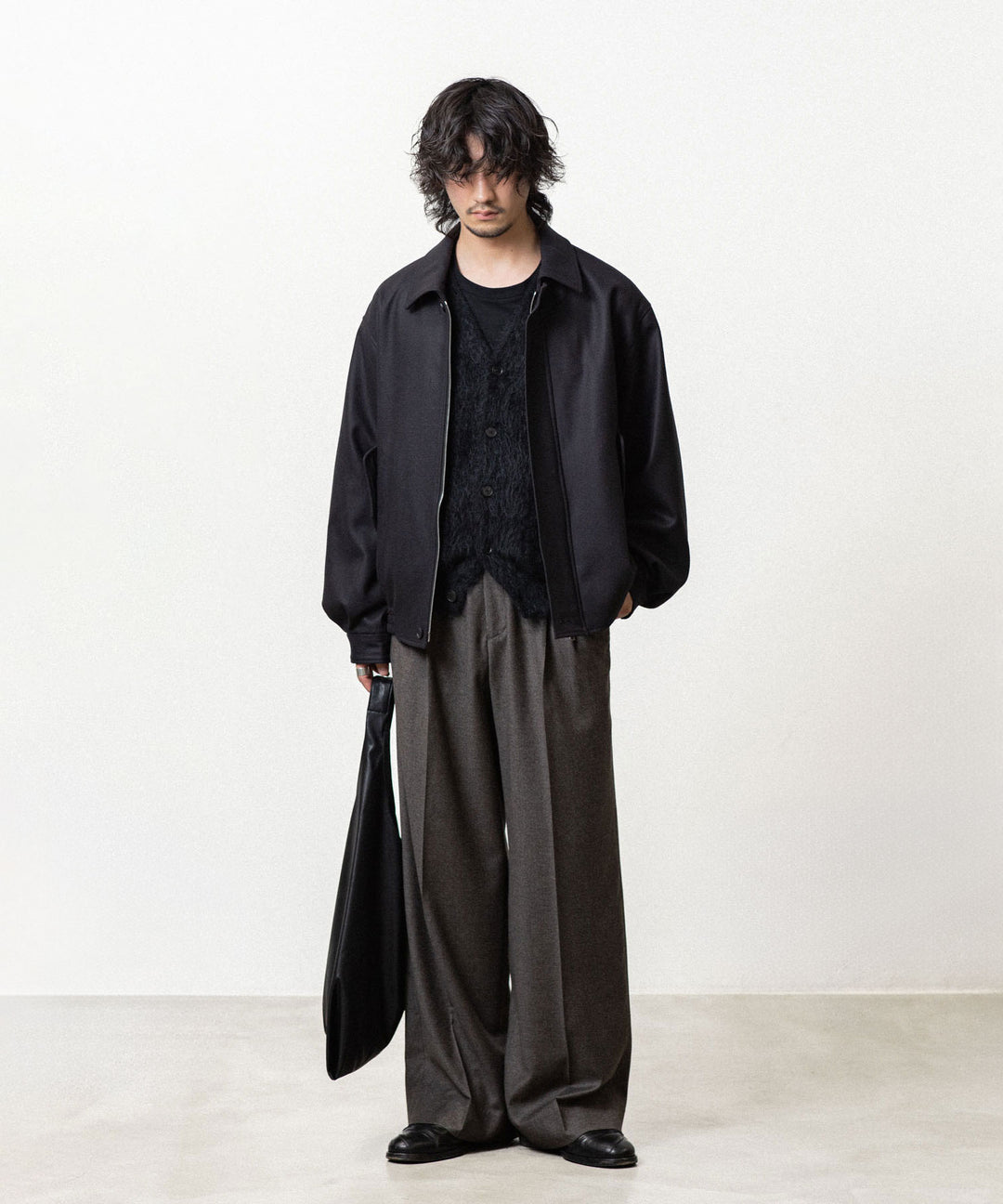 ssstein(シュタイン)の KID MOHAIR KNIT V NECK CARDIGAN - BLACKの公式通販サイトsession福岡セレクトショップ