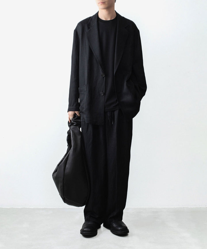 ssstein(シュタイン)のVIS/LI BRIGHT TWILL SINGLE BREASTED JACKET - BLACKの公式通販サイトsession福岡セレクトショップ