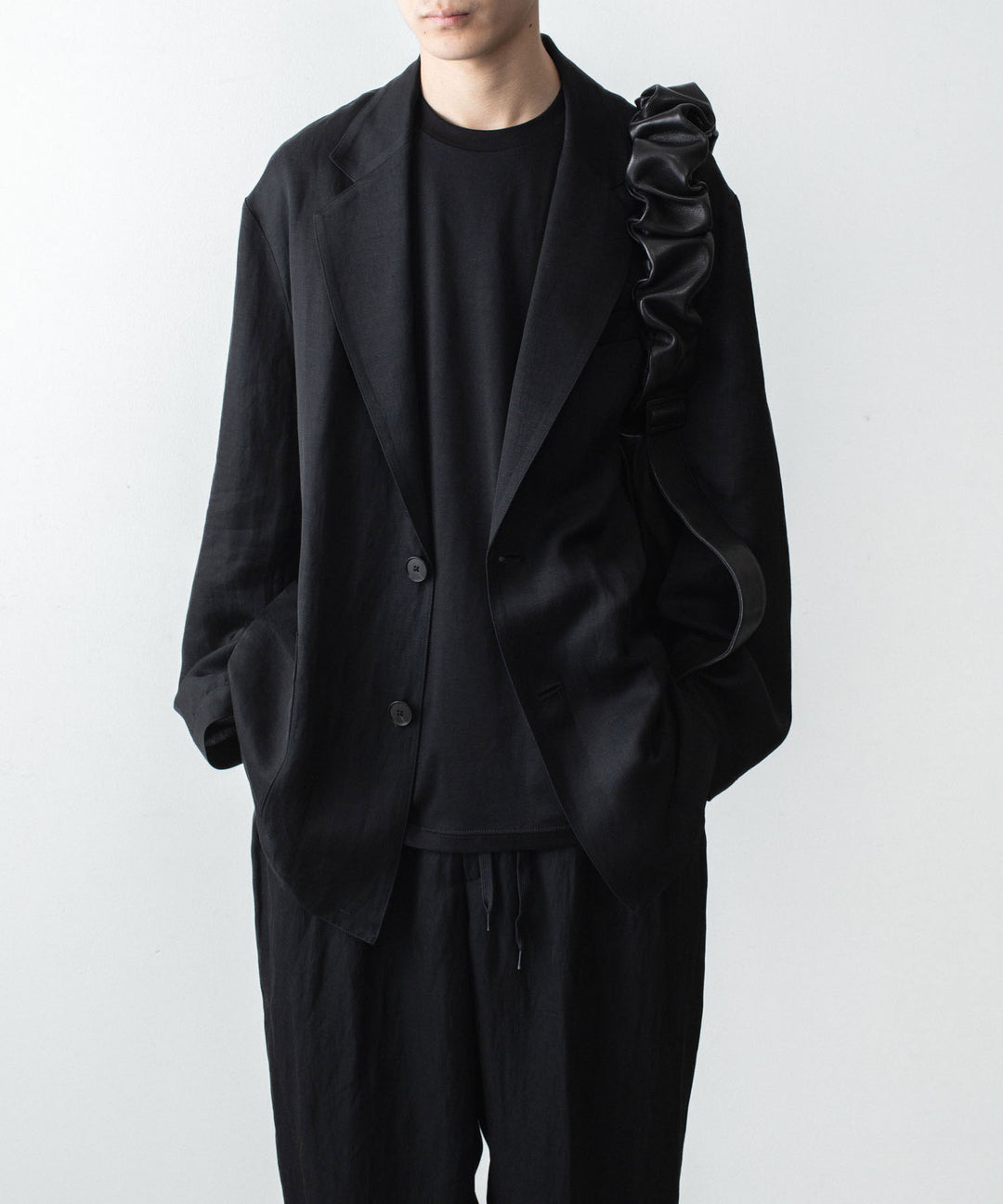ssstein(シュタイン)のVIS/LI BRIGHT TWILL SINGLE BREASTED JACKET - BLACKの公式通販サイトsession福岡セレクトショップ