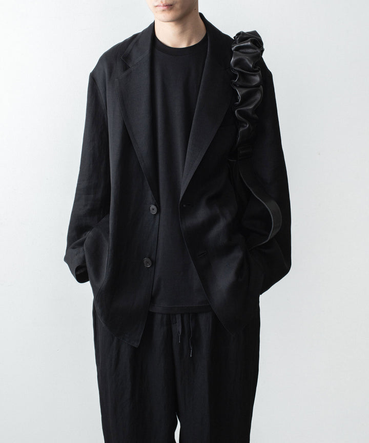 ssstein(シュタイン)のVIS/LI BRIGHT TWILL SINGLE BREASTED JACKET - BLACKの公式通販サイトsession福岡セレクトショップ