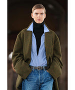画像をギャラリービューアに読み込む, ssstein(シュタイン)のCLASSIC LEATHER BELT (PINNED BUCKLE) - DARK BROWNの公式通販サイトsession福岡セレクトショップ
