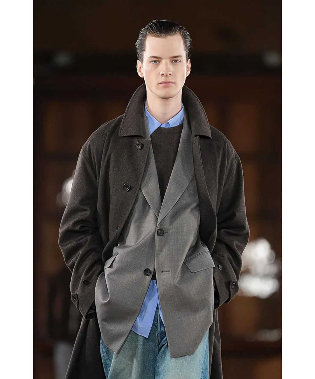 ssstein(シュタイン)のSMOOTH COTTON OVERSIZED REGULAR COLLAR SHIRT - BLUEの公式通販サイトsession福岡セレクトショップ