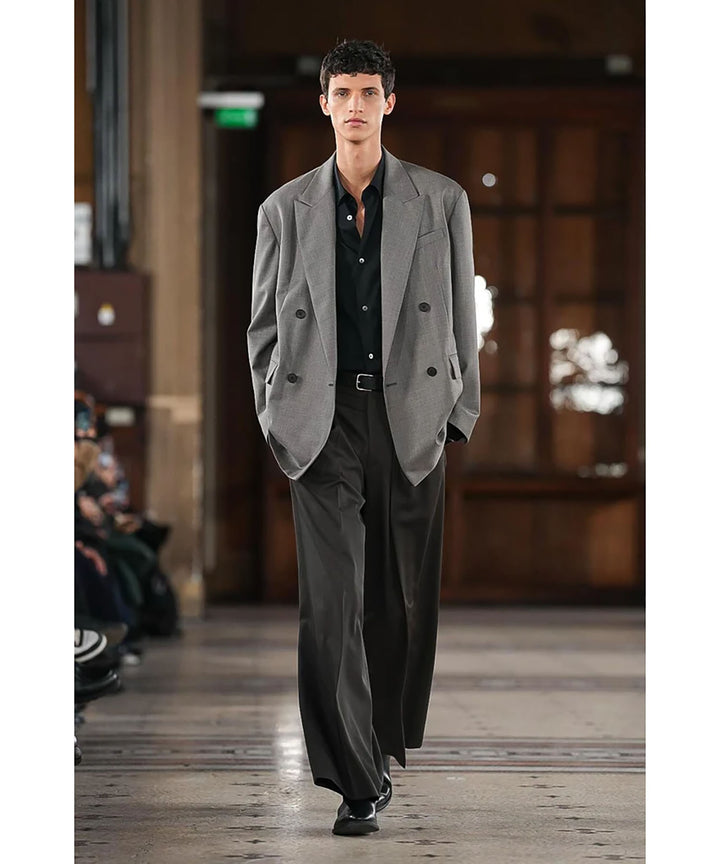ssstein(シュタイン)の PIMA COTTON OVERSIZED REGULAR COLLAR SHIRT - BLACKの公式通販サイトsession福岡セレクトショップ