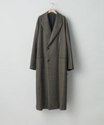 画像をギャラリービューアに読み込む, ssstein(シュタイン)の24AWコレクション OVERSIZED MAXI-LENGTH PEAKED LAPEL COAT - GLEN CHECK 公式通販サイトsession福岡セレクトショップ
