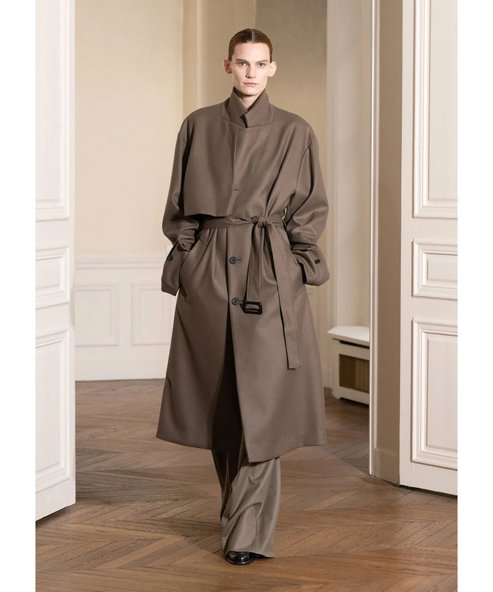 ssstein(シュタイン)の24AWコレクション LAY CHESTER COAT - DARK GREIGE 公式通販サイトsession福岡セレクトショップ