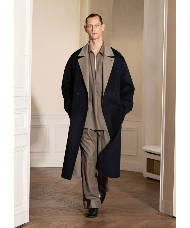 ssstein(シュタイン)の24AWコレクション OVERSIZED REVERSIBLE COAT - NAVY × GREY KHAKI 公式通販サイトsession福岡セレクトショップ
