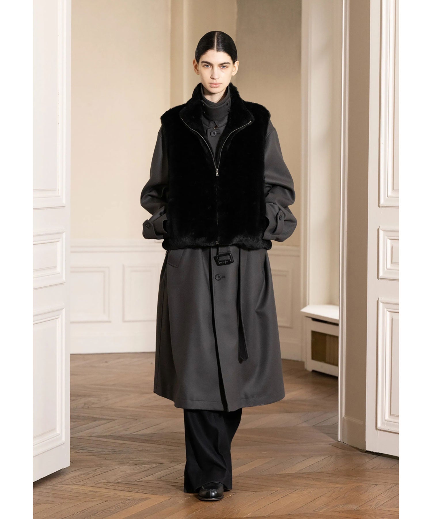 ssstein / シュタイン】ACRYLIC FUR VEST - BLACK | 公式通販サイト