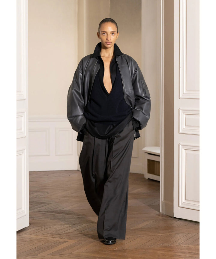 ssstein(シュタイン)の24AWコレクション OVERSIZED SKIPPER SHIRT (WOOL) - BLACK 公式通販サイトsession福岡セレクトショップ