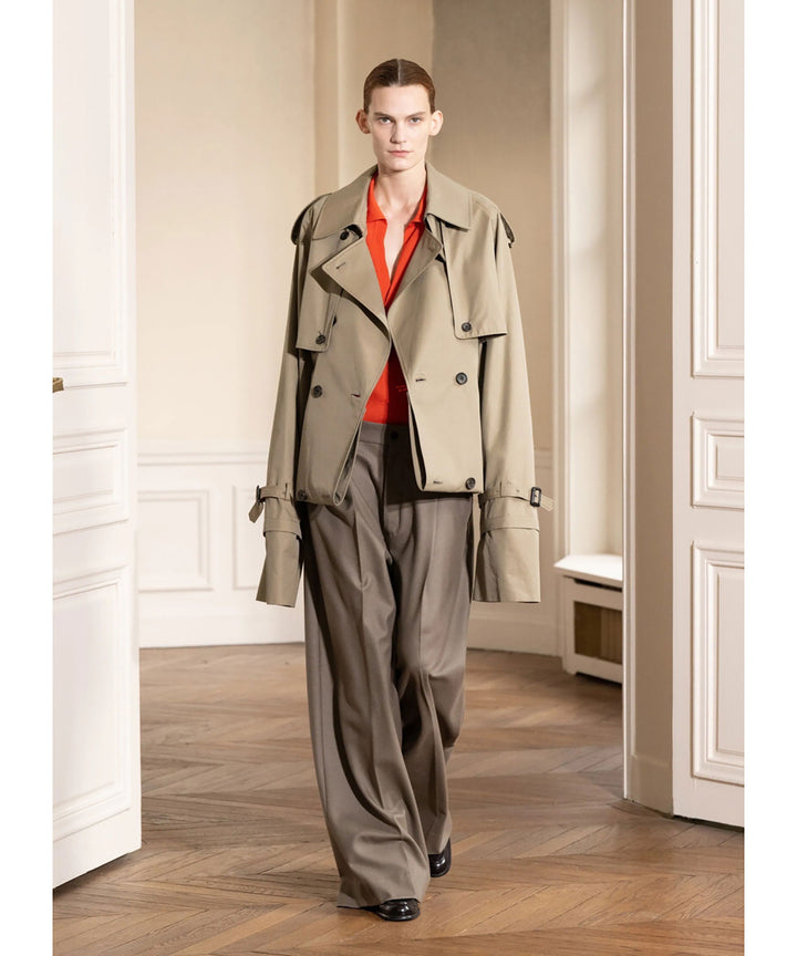 ssstein(シュタイン)の24AWコレクション LAYERED SHORT TRENCH COAT - BEIGE 公式通販サイトsession福岡セレクトショップ