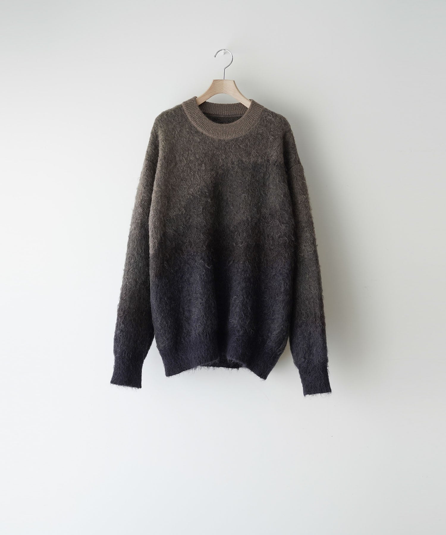 ssstein(シュタイン)の24AWコレクション GRADATION MOHAIR KNIT LS - NAVY KHAKI GRADATION 公式通販サイトsession福岡セレクトショップ