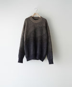 画像をギャラリービューアに読み込む, ssstein(シュタイン)の24AWコレクション GRADATION MOHAIR KNIT LS - NAVY KHAKI GRADATION 公式通販サイトsession福岡セレクトショップ
