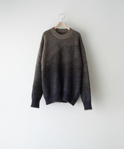 ssstein(シュタイン)の24AWコレクション GRADATION MOHAIR KNIT LS - NAVY KHAKI GRADATION 公式通販サイトsession福岡セレクトショップ