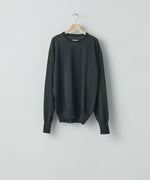 画像をギャラリービューアに読み込む, ssstein(シュタイン)の24AWコレクション WOOL SILK KNIT CREW NECK LS - BLACK 公式通販サイトsession福岡セレクトショップ
