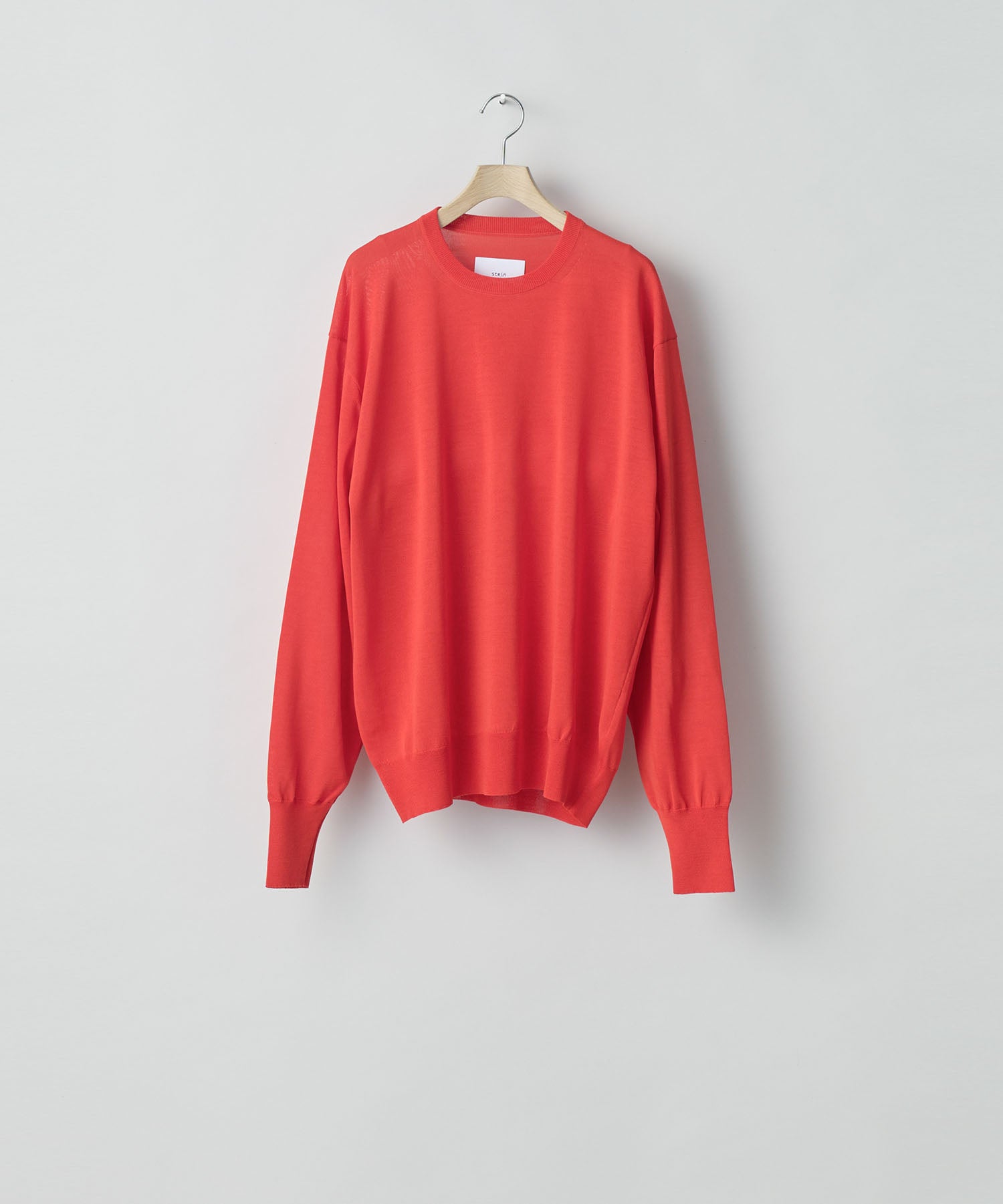 ssstein(シュタイン)の24AWコレクション WOOL SILK KNIT CREW NECK LS - ORANGE 公式通販サイトsession福岡セレクトショップ