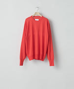 画像をギャラリービューアに読み込む, ssstein(シュタイン)の24AWコレクション WOOL SILK KNIT CREW NECK LS - ORANGE 公式通販サイトsession福岡セレクトショップ
