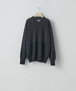 画像をギャラリービューアに読み込む, ssstein(シュタイン)の24AWコレクション MOHAIR GLITTER KNIT COMBINATION LS - BLACK 公式通販サイトsession福岡セレクトショップ
