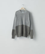 画像をギャラリービューアに読み込む, ssstein(シュタイン)の24AWコレクション MOHAIR GLITTER KNIT COMBINATION LS - GREIGE 公式通販サイトsession福岡セレクトショップ
