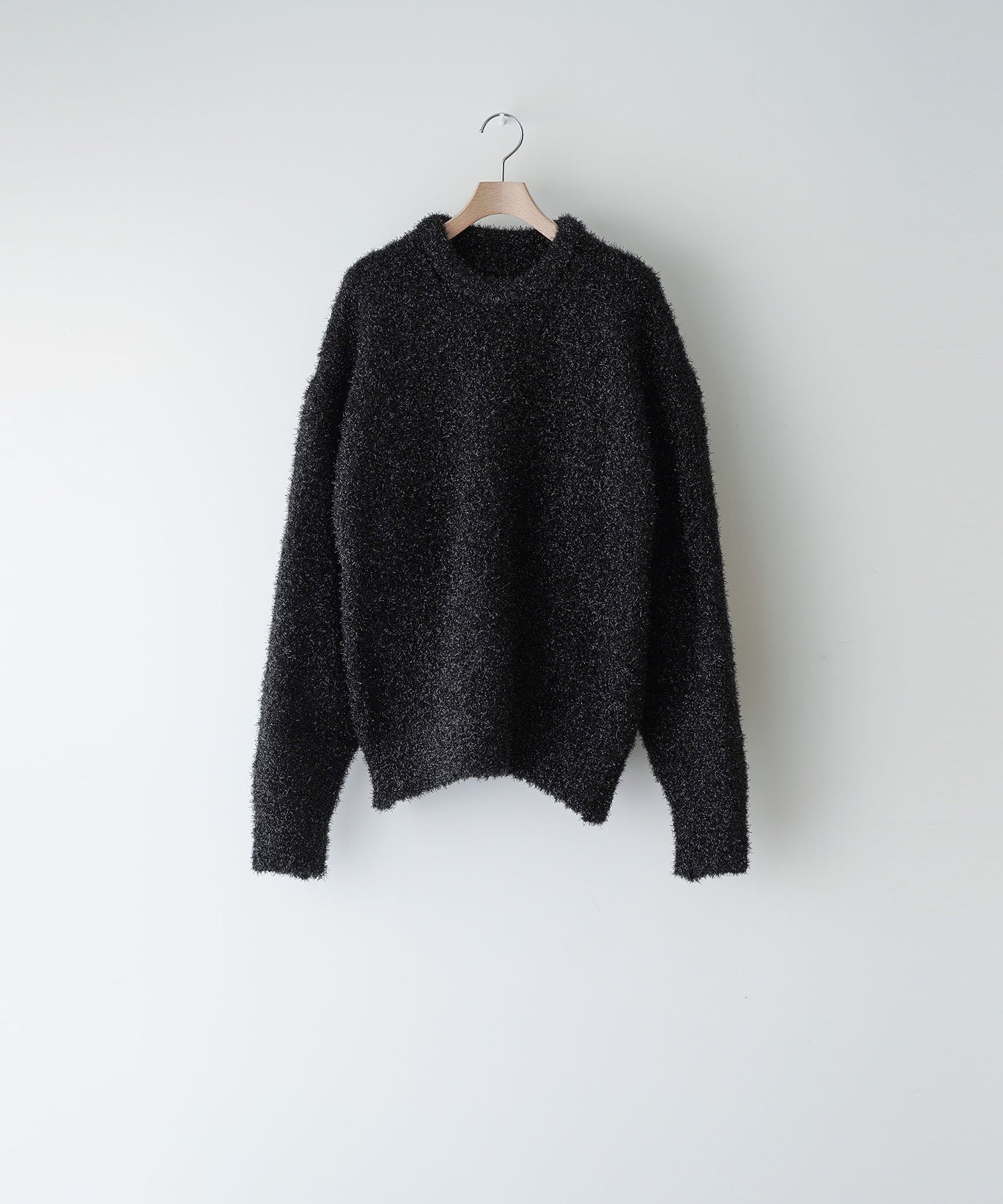 ssstein(シュタイン)の24AWコレクション GLITTER FUR KNIT CREW NECK LS - BLACK 公式通販サイトsession福岡セレクトショップ