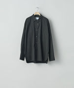 画像をギャラリービューアに読み込む, ssstein(シュタイン)の24AWコレクション OVERSIZED DOWN PAT SHIRT - BLACK 公式通販サイトsession福岡セレクトショップ
