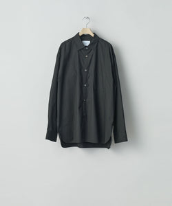 ssstein(シュタイン)の24AWコレクション OVERSIZED DOWN PAT SHIRT - BLACK 公式通販サイトsession福岡セレクトショップ