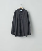 画像をギャラリービューアに読み込む, ssstein(シュタイン)の24AWコレクション OVERSIZED DOWN PAT SHIRT - DARK CHARCOAL 公式通販サイトsession福岡セレクトショップ
