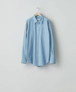 画像をギャラリービューアに読み込む, ssstein(シュタイン)の24AWコレクション OVERSIZED STANDARD SHIRT - BLUE 公式通販サイトsession福岡セレクトショップ
