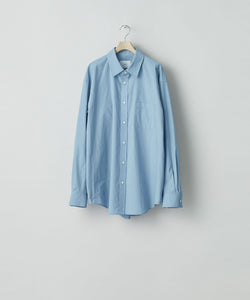 ssstein(シュタイン)の24AWコレクション OVERSIZED STANDARD SHIRT - BLUE 公式通販サイトsession福岡セレクトショップ