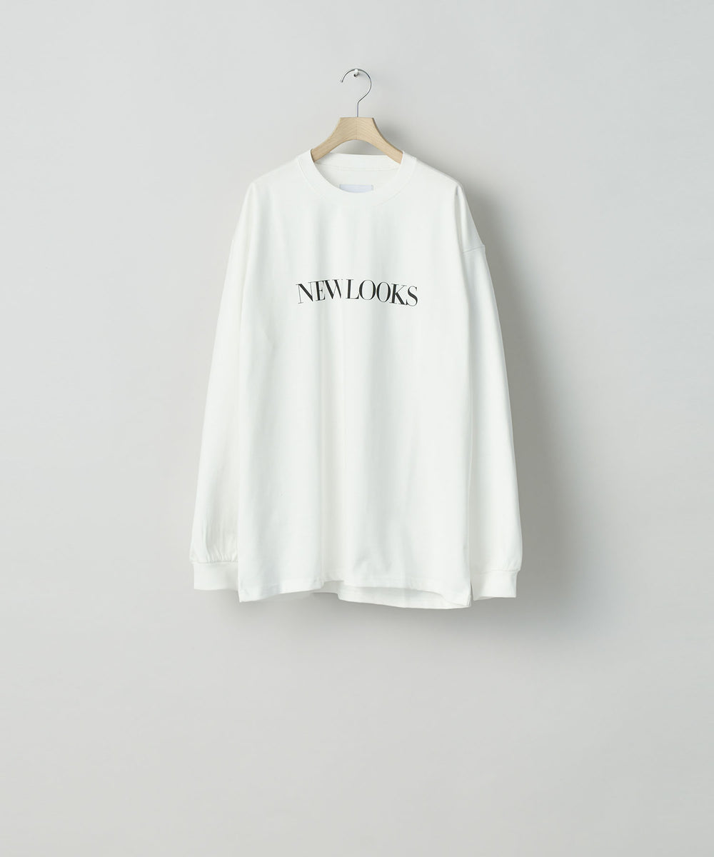 ssstein(シュタイン)の24AWコレクション OVERSIZED LONG SLEEVE TEE [ NEW LOOKS ] - WHITE 公式通販サイトsession福岡セレクトショップ