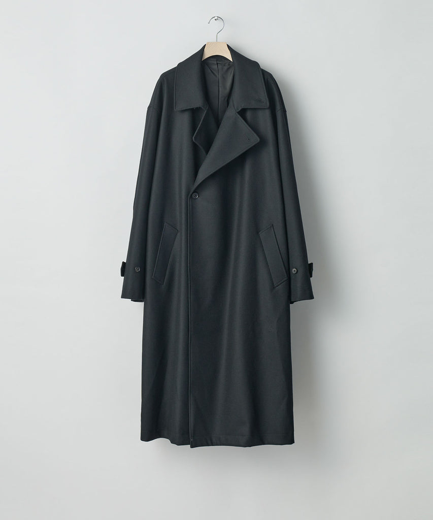 ssstein / シュタイン】OVERSIZED DOUBLE BREASTED COAT - BLACK