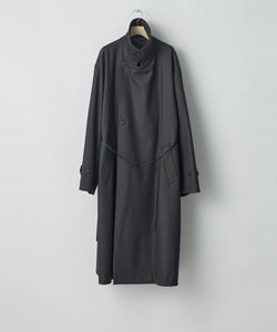 ssstein(シュタイン)の24AWコレクション OVERSIZED DOUBLE BREASTED COAT - DARK CHARCOAL 公式通販サイトsession福岡セレクトショップ