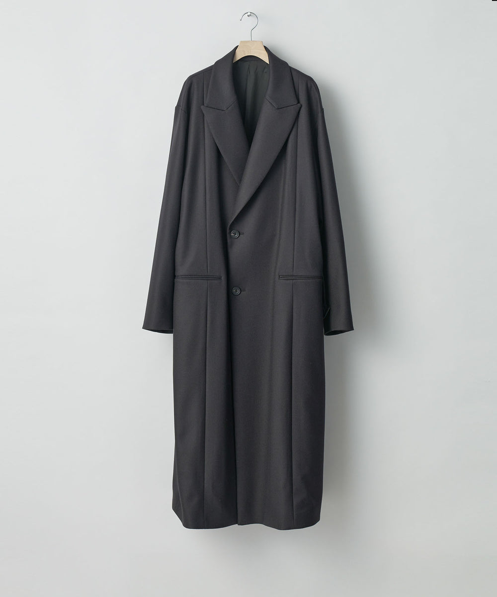 ssstein(シュタイン)の24AWコレクション OVERSIZED MAXI-LENGTH PEAKED LAPEL COAT - DARK CHARCOAL 公式通販サイトsession福岡セレクトショップ