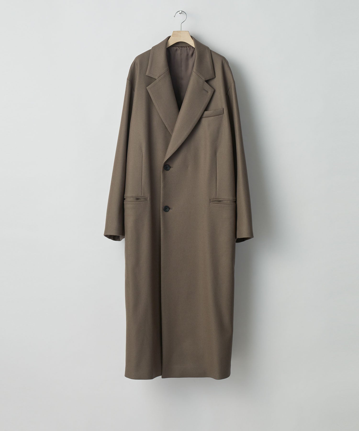 ssstein(シュタイン)の24AWコレクション OVERSIZED MAXI-LENGTH DOUBLE BREASTED COAT - DARK GREIGE 公式通販サイトsession福岡セレクトショップ