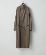 画像をギャラリービューアに読み込む, ssstein(シュタイン)の24AWコレクション OVERSIZED MAXI-LENGTH DOUBLE BREASTED COAT - DARK GREIGE 公式通販サイトsession福岡セレクトショップ
