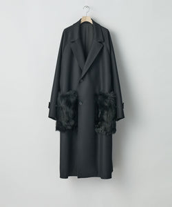 ssstein(シュタイン)の24AWコレクション OVERSIZED POCKET COAT (POCKET FUR) - BLACK 公式通販サイトsession福岡セレクトショップ