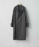 画像をギャラリービューアに読み込む, ssstein(シュタイン)の24AWコレクション DOUBLE LAPELED DOUBLE BREASTED COAT - GREY KHAKI × BLACK 公式通販サイトsession福岡セレクトショップ
