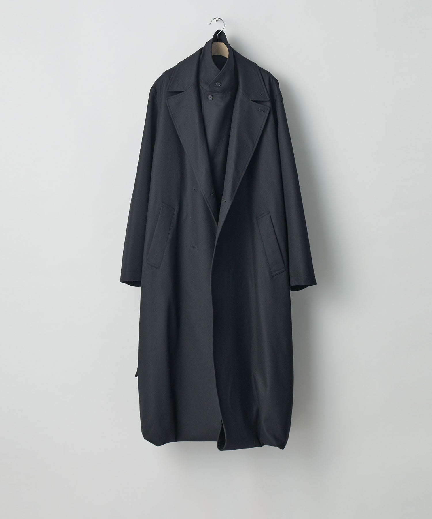 ssstein(シュタイン)の24AWコレクション OVERSIZED DOCKING DOUBLE BREASTED COAT - BLACK 公式通販サイトsession福岡セレクトショップ