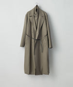 画像をギャラリービューアに読み込む, ssstein(シュタイン)の24AWコレクション OVERSIZED DOCKING DOUBLE BREASTED COAT - DARK BEIGE 公式通販サイトsession福岡セレクトショップ
