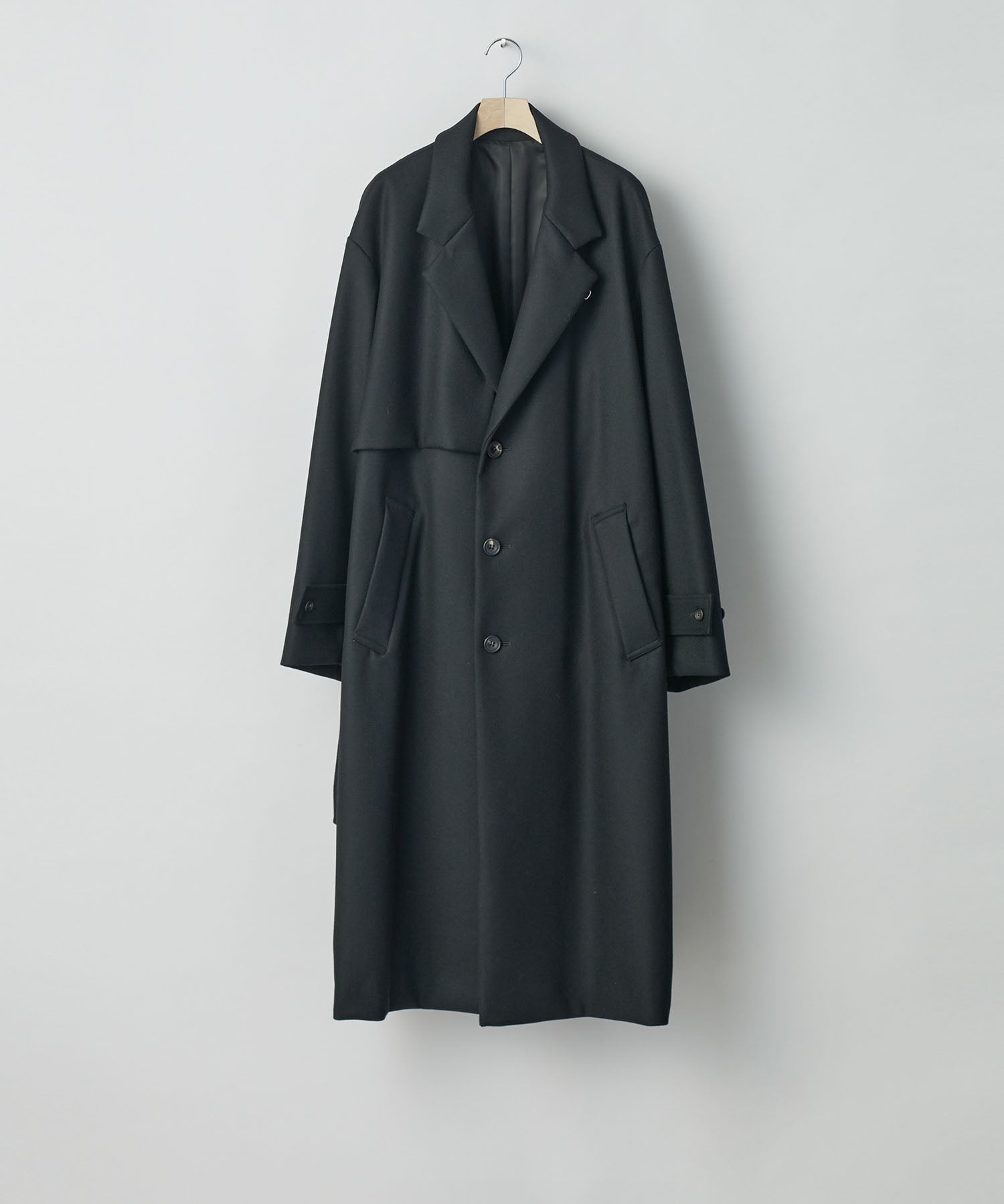 ssstein(シュタイン)の24AWコレクション LAY CHESTER COAT - BLACK 公式通販サイトsession福岡セレクトショップ