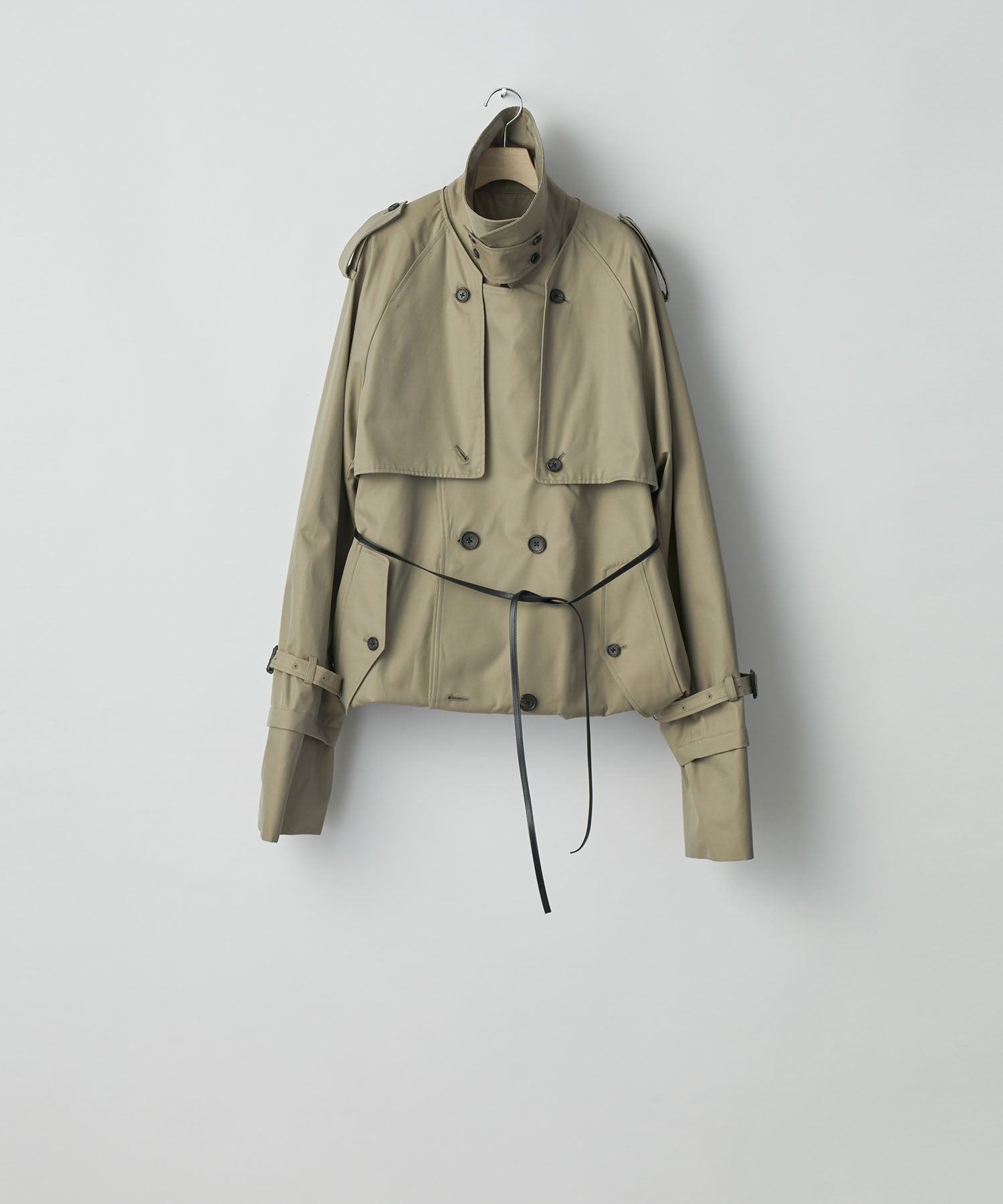 ssstein(シュタイン)の24AWコレクション LAYERED SHORT TRENCH COAT - BEIGE 公式通販サイトsession福岡セレクトショップ